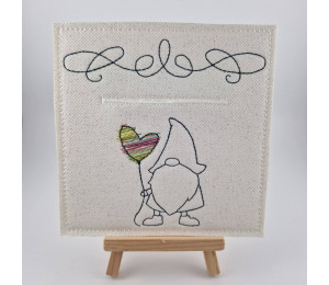 2€ ZUSATZTÜRCHEN 5. Dezember - Stickserie - 10 Geld- oder Gutscheinkartenhülle Vol. 3